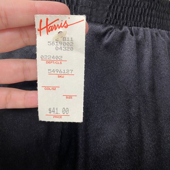 Vintage Teddi Sport Womens Size S Black Elastic Waist Pants - Picture 9 of 9